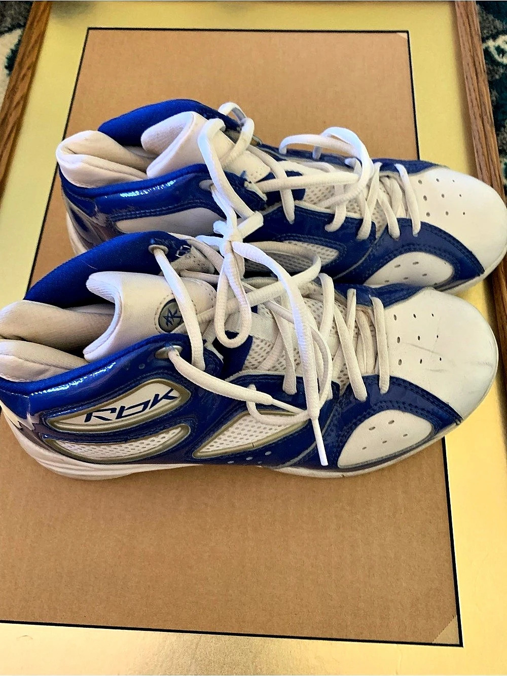Reebok RBK 6 FIL U-5518 Blue & White US 8 Sneakers